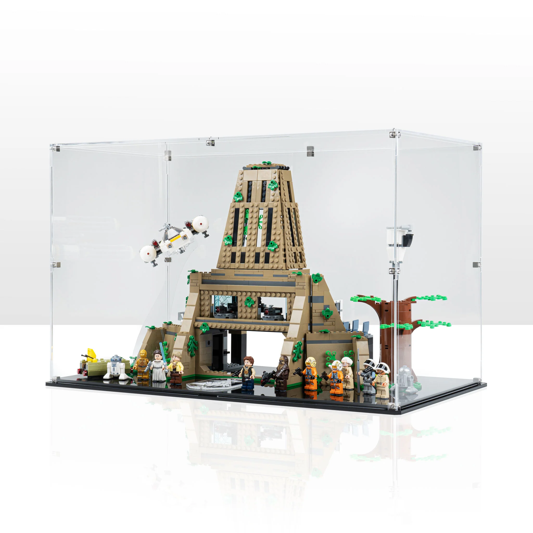 Clear Display Case for LEGO® Star Wars Yavin 4 Rebel Base (75365)