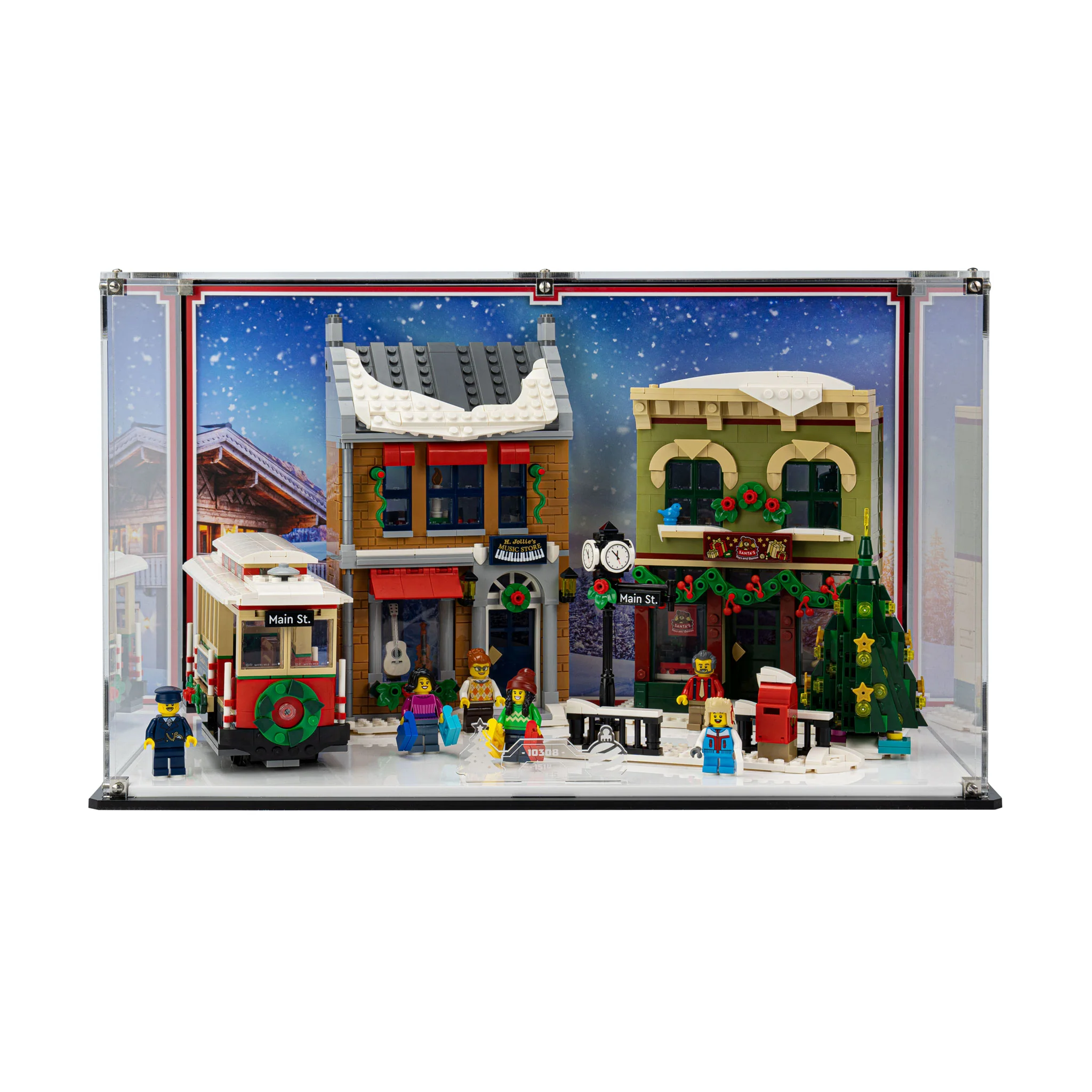 Display Case for LEGO® Icons: Holiday Main Street  (10308) - Image 2
