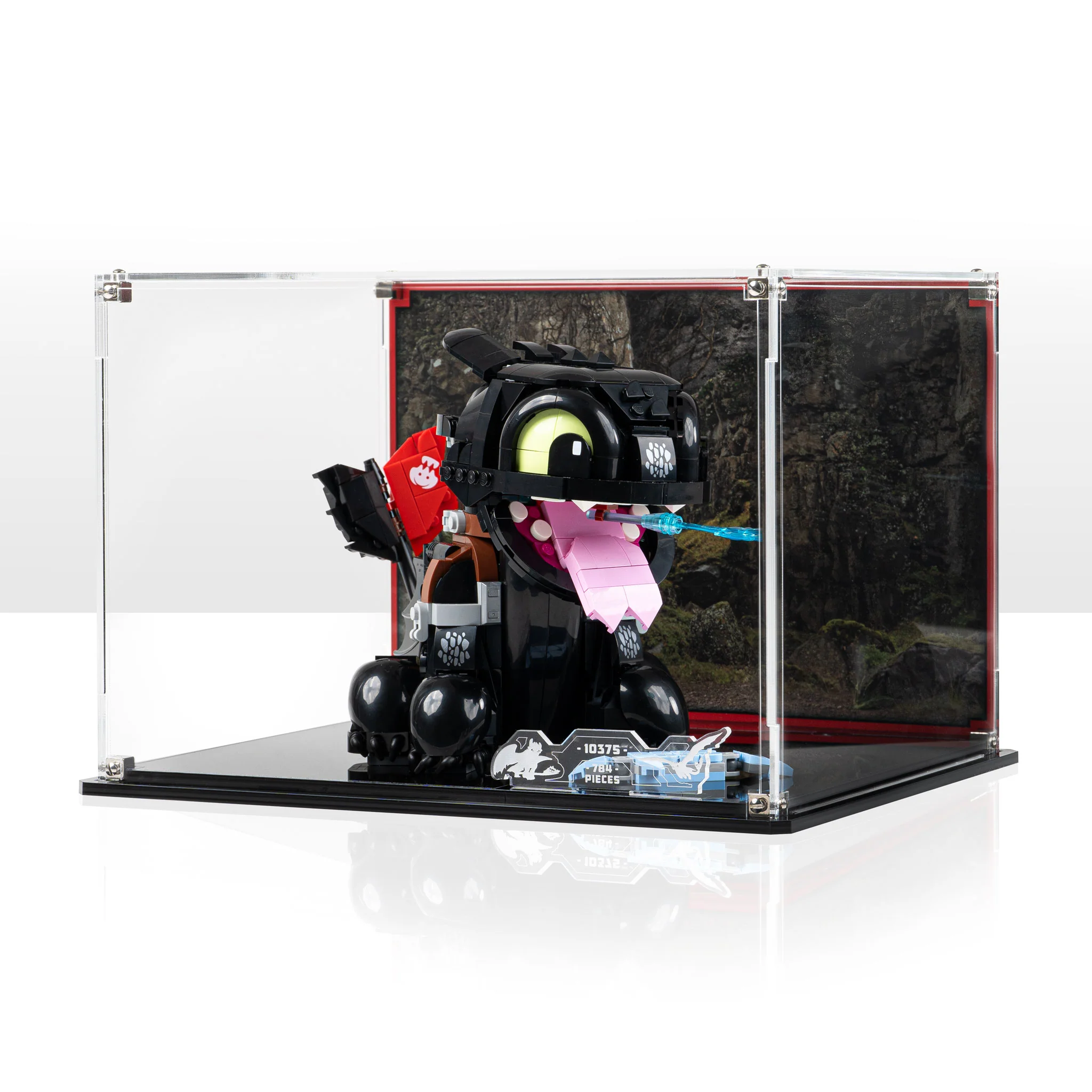 Display Case for LEGO® Icons: How To Train Your Dragon - Toothless (10375)