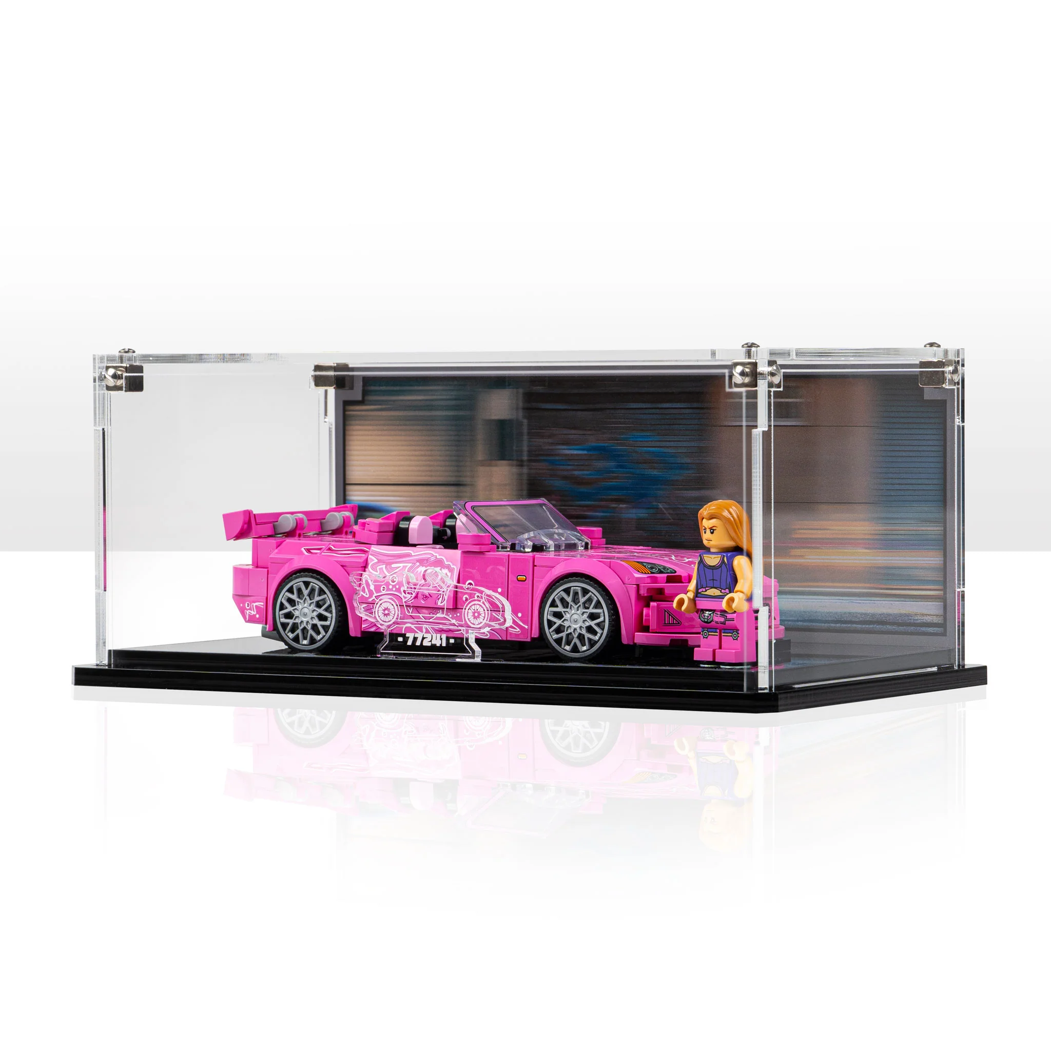 Display Case for LEGO® Speed Champions: 2 Fast 2 Furious Honda S2000 (77241)