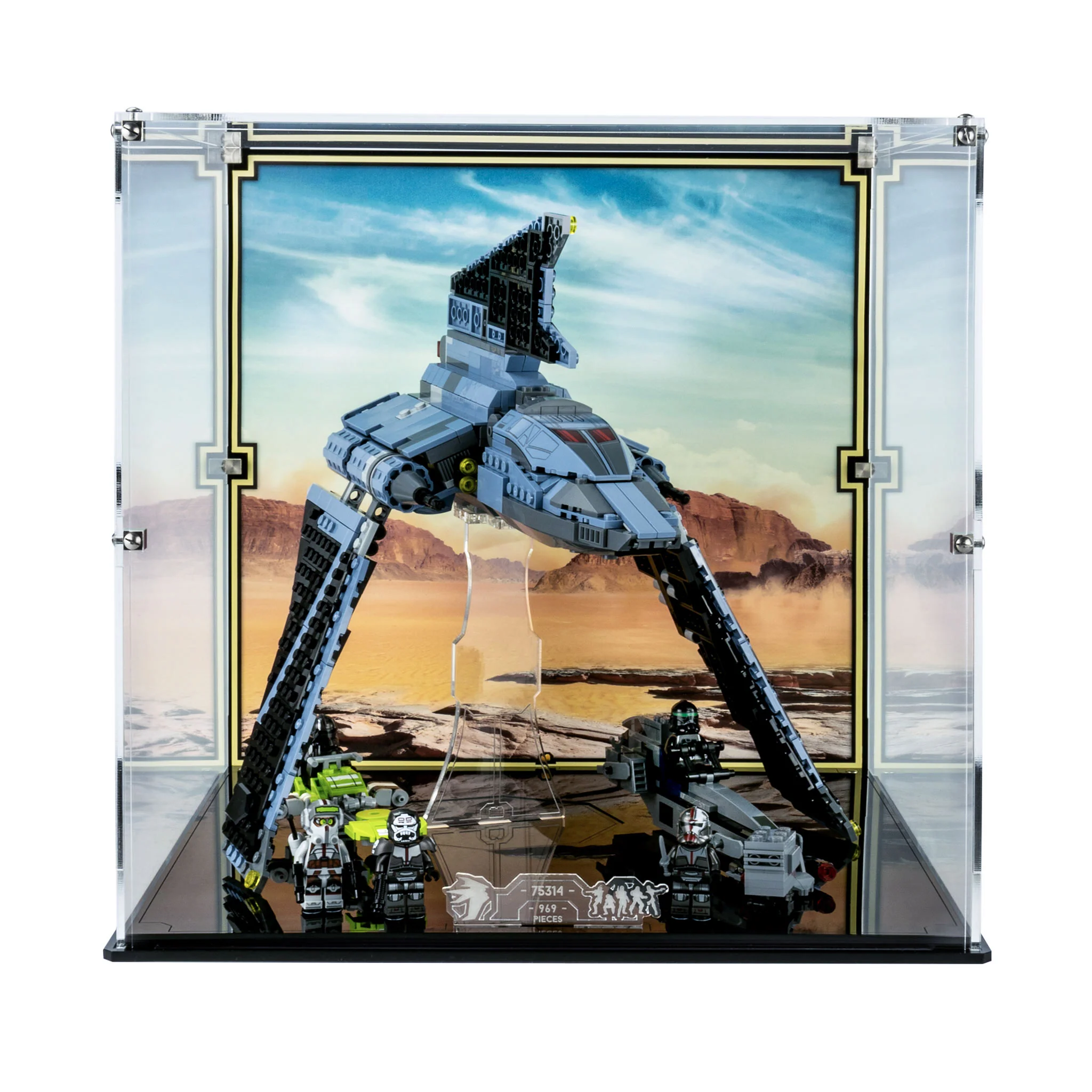 Display Case for LEGO® Star Wars™ The Bad Batch™ Attack Shuttle (75314)