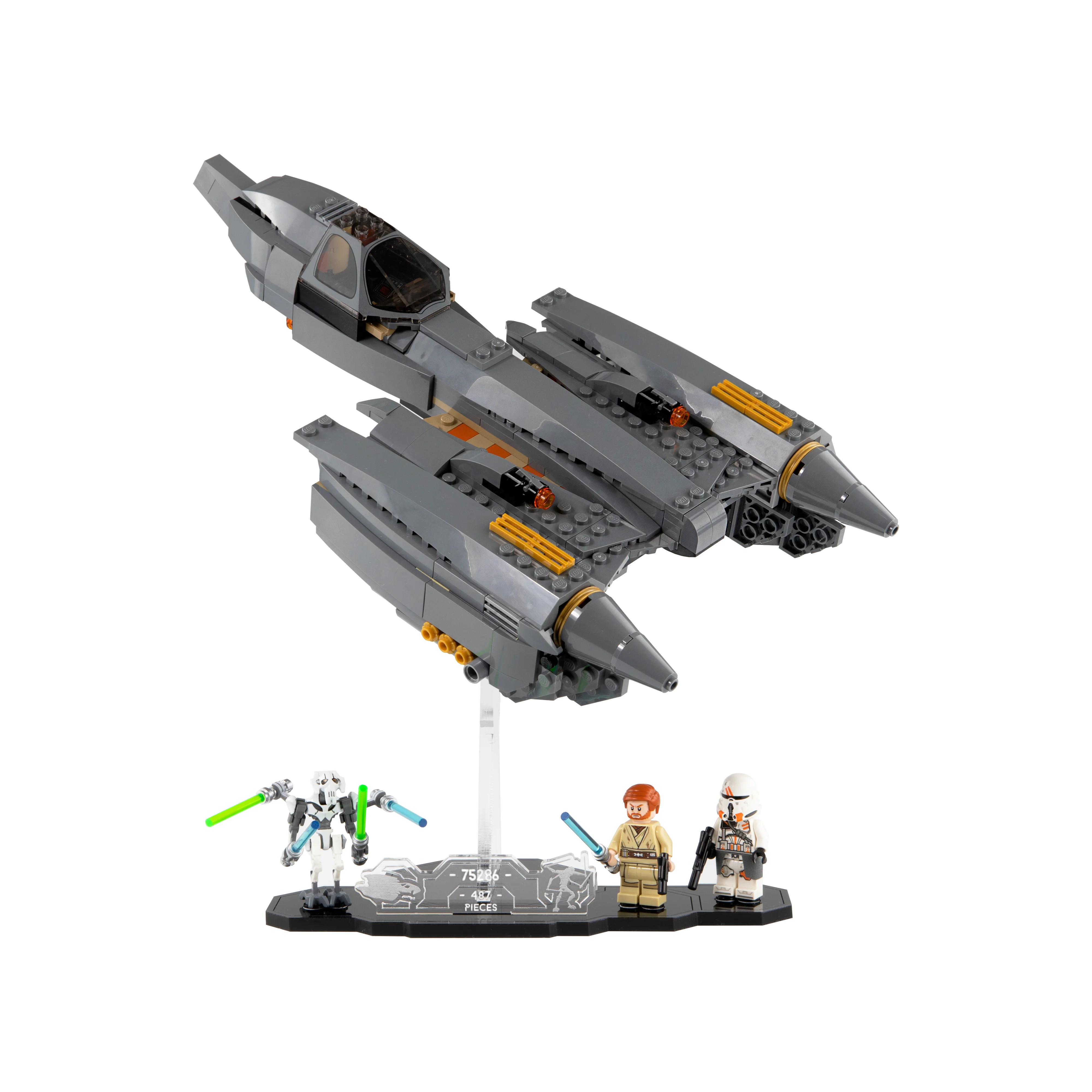Display Stand for LEGO® Star Wars™ General Grievous's Starfighter (75286)