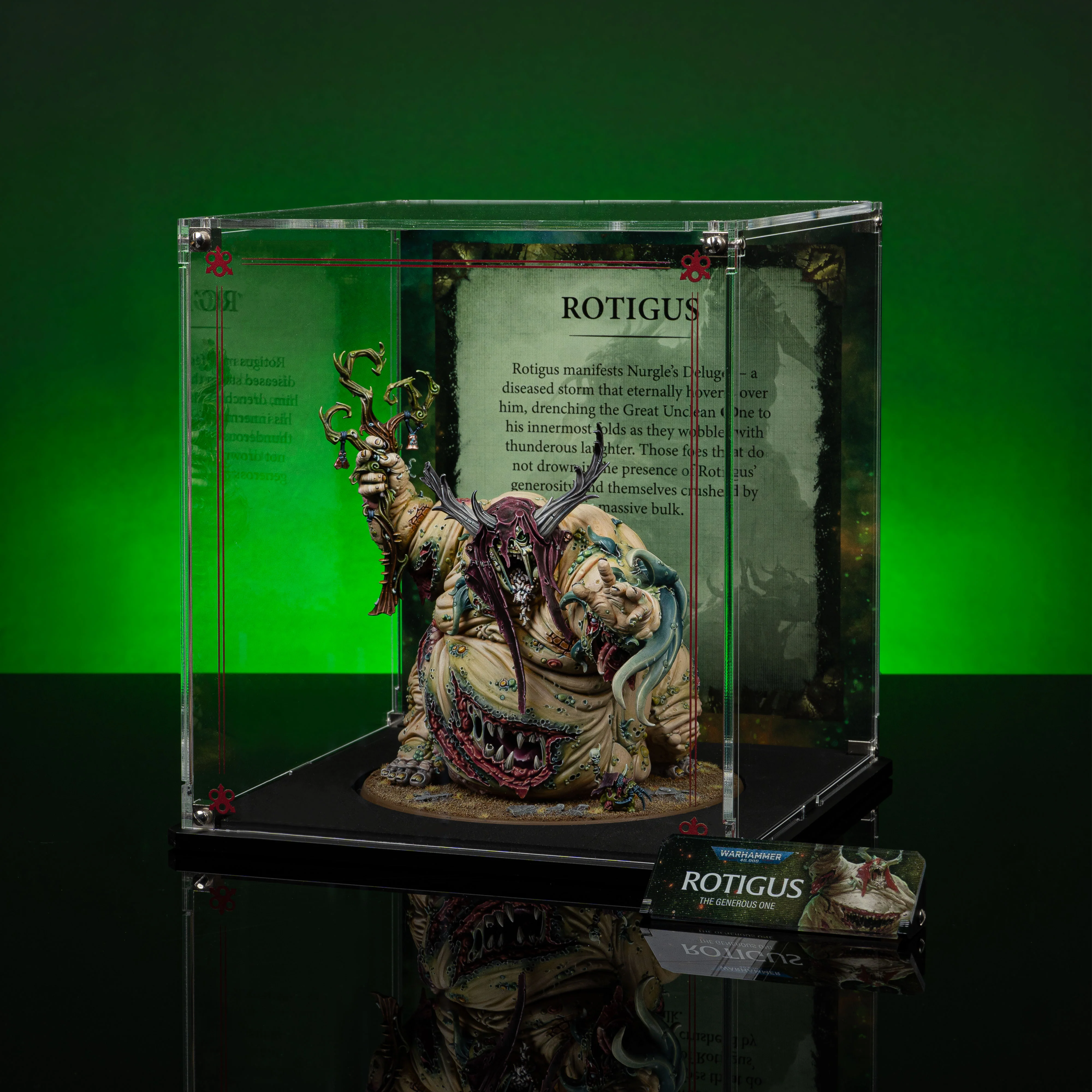 Limited Edition Display Case for Warhammer® 40,000 Rotigus - Image 2