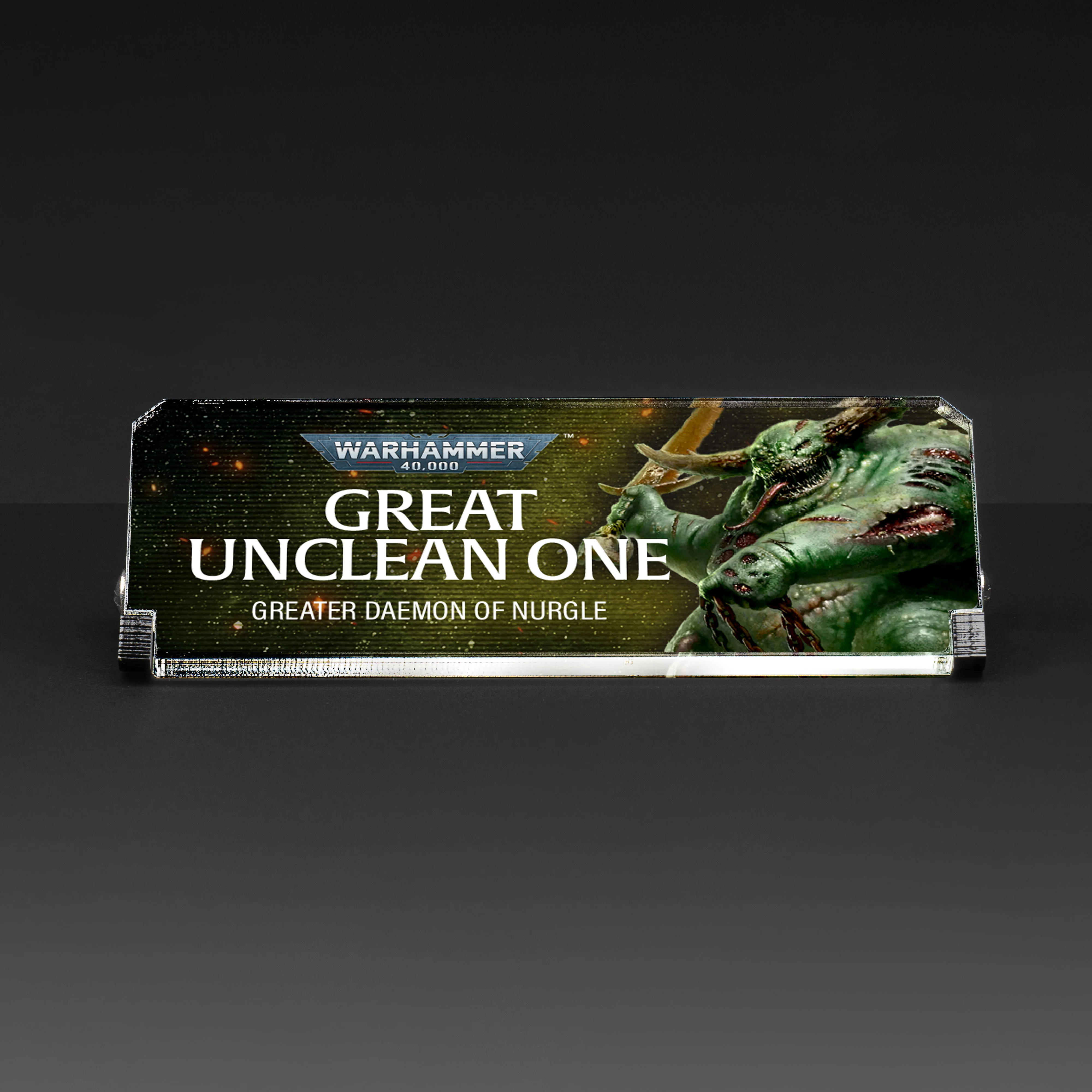 Plaque for Warhammer® 40,000 Great Unclean One - Image 2