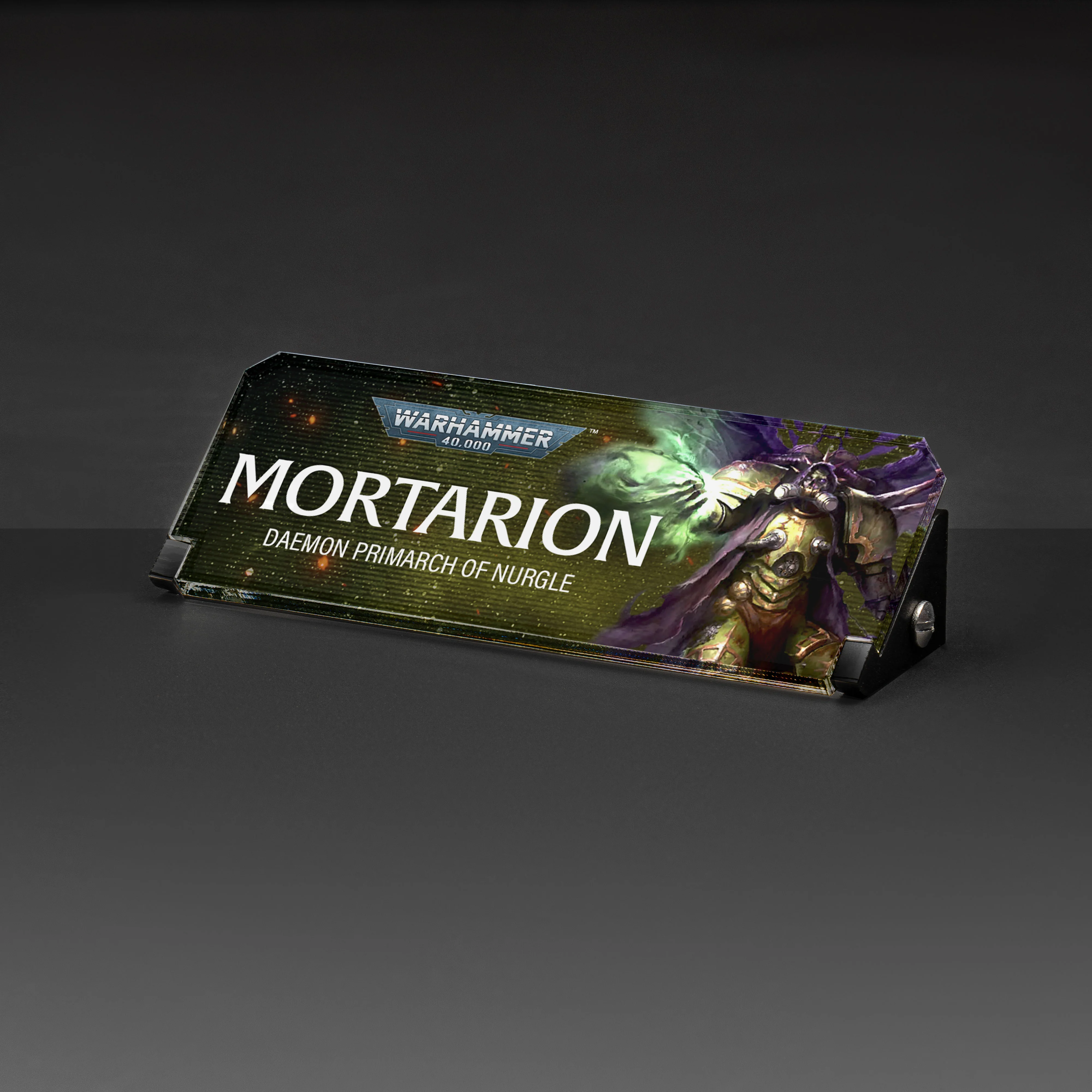 Plaque for Warhammer® 40,000 Mortarion, Daemon Primarch of Nurgle