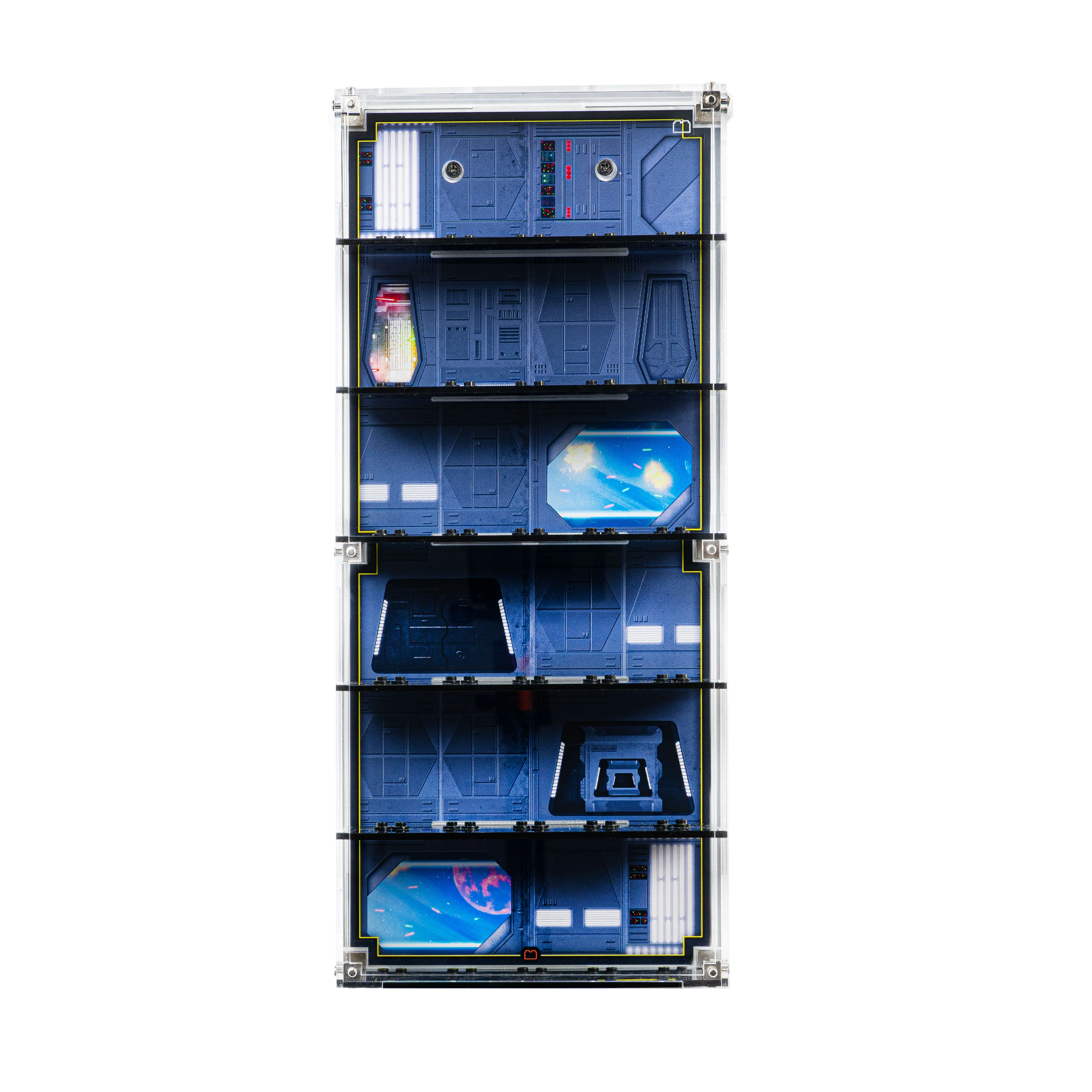 Star Wars Themed Wall Mounted Tiered Display Cases for LEGO® Minifigures - Image 7