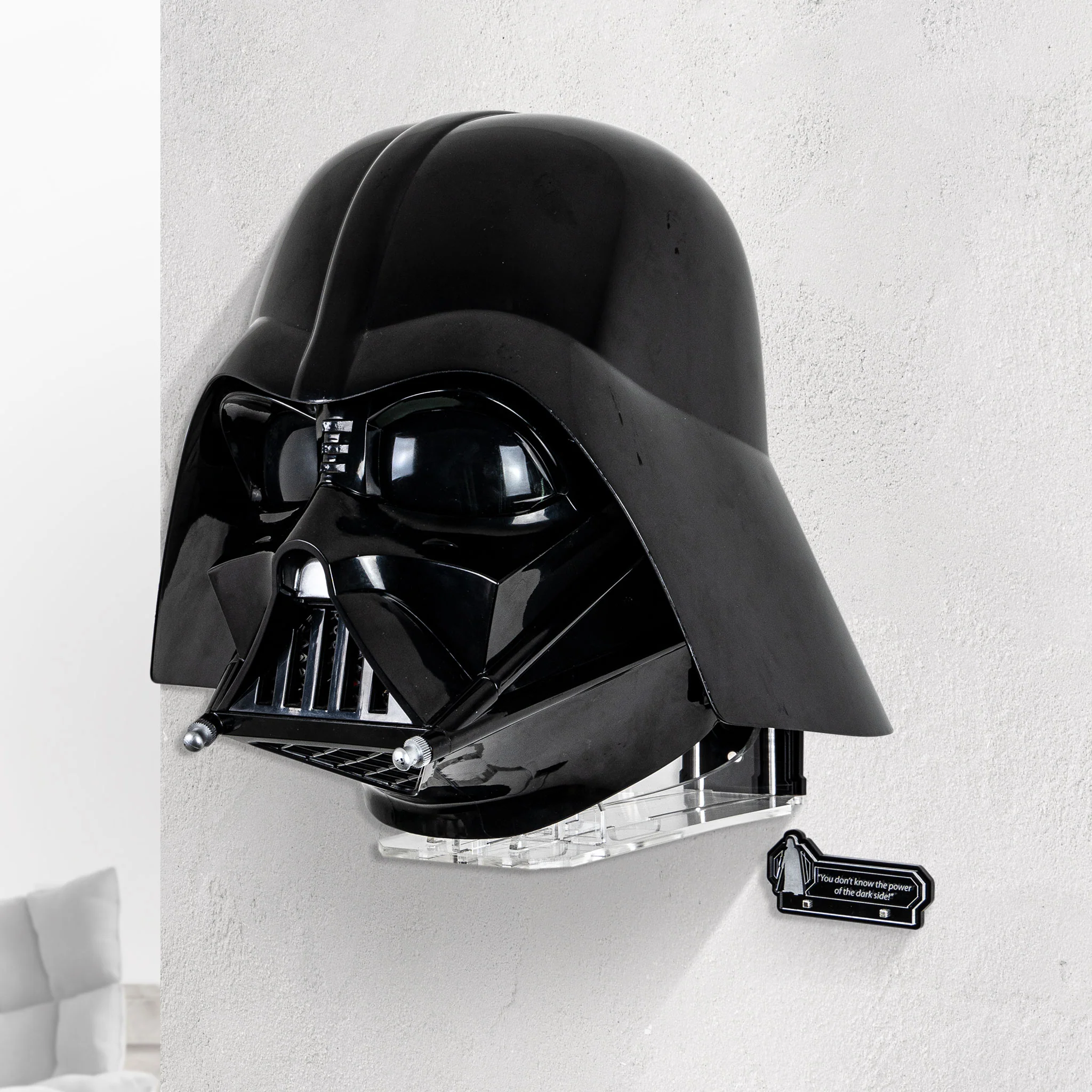 Wall Mounted Display Stand for Star Wars™ Black Series Darth Vader Helmet